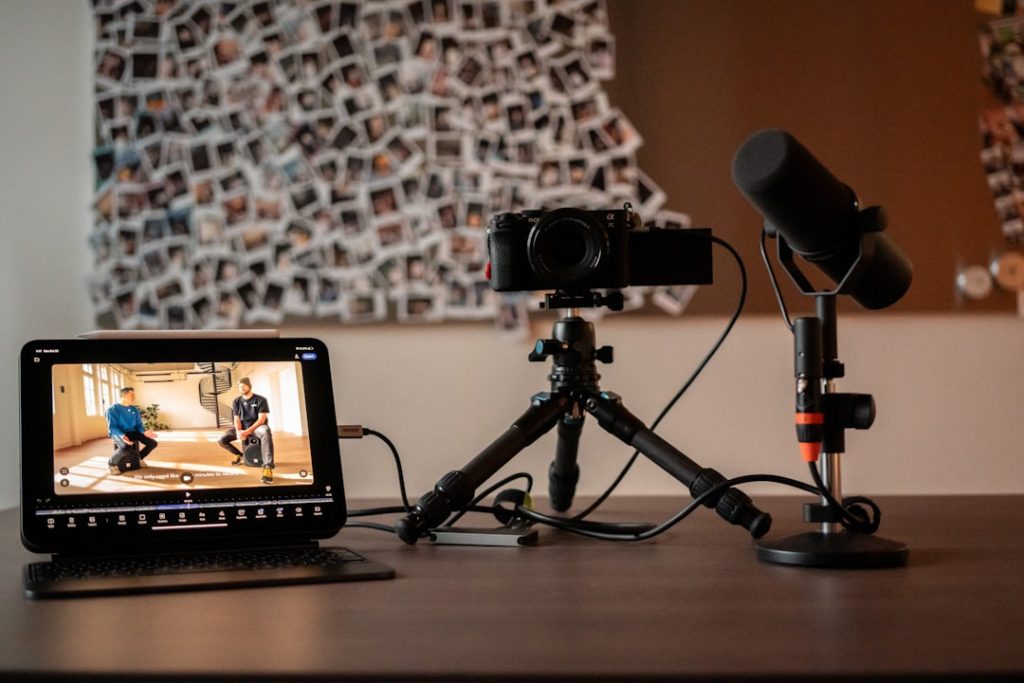Shot in the Detail studio while recording a professional podcast. Detail makes it easy to record and share professional video podcasts — all in one app.